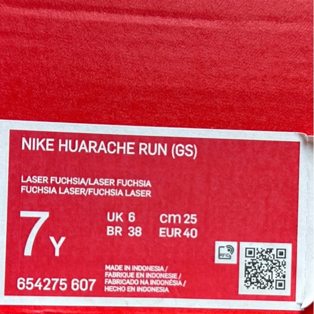 Nike Hot Pink Huarache Run Sneakers (GS)
